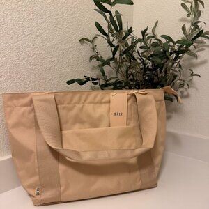 BÉIS The Beisics Tote in Beige – New with Tags